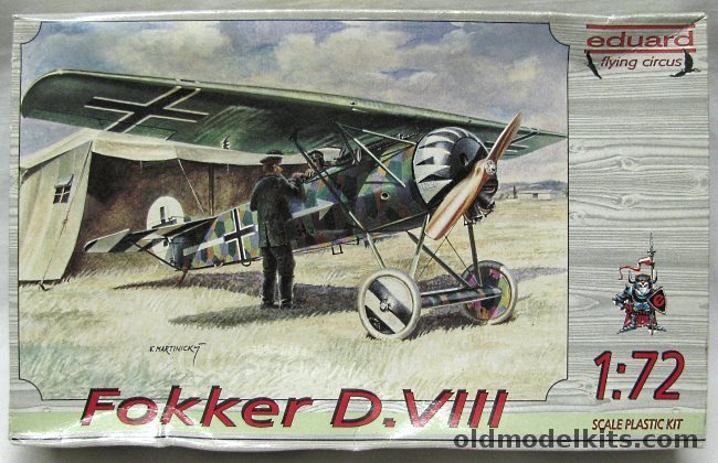 Eduard 1/72 Fokker D-VIII Flying Razor - (DVIII), 7003 plastic model kit